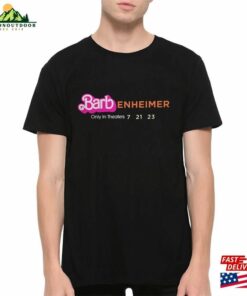 Barbenheimer Only In Theaters T-Shirt Oppenheimer Shirt Men Classic