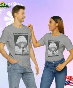 Barbenheimer Poster Comic Graphic Black White Bomb Soft Unisex Jersey Short Sleeve Tee Shirt Classic 3 Barbenheimer Poster Comic Graphic Black White Bomb Soft Unisex Jersey Short Sleeve Tee Shirt Classic 4