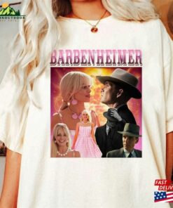 Barbenheimer Retro Shirt Barbie Oppenheimer Tee Movie Inspired Hoodie Unisex Barbenheimer Retro Shirt Barbie Oppenheimer Tee Movie Inspired Hoodie Unisex