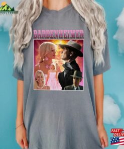 Barbenheimer Retro Shirt Barbie Oppenheimer Tee Movie Inspired Hoodie Unisex 2 Barbenheimer Retro Shirt Barbie Oppenheimer Tee Movie Inspired Hoodie Unisex 3