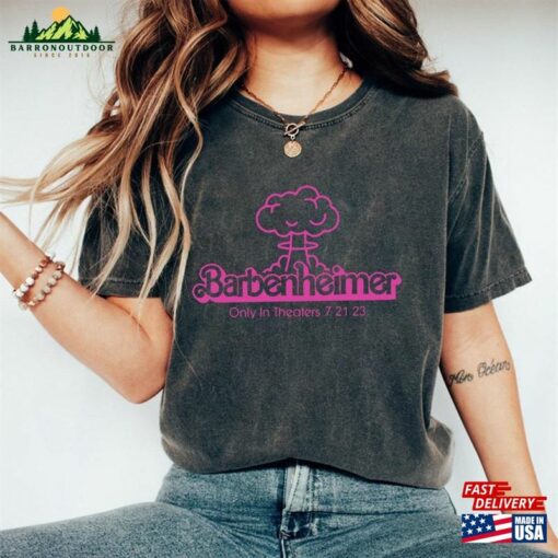 Barbenheimer Shirt Barbie Movie Oppenheimer Barbieheimer Active Sweatshirt T-Shirt Classic