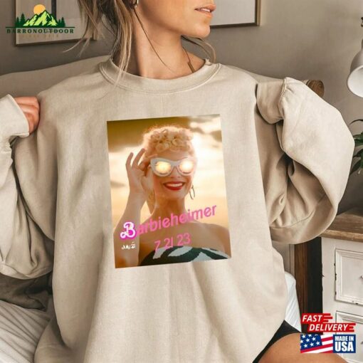 Barbenheimer Shirt Barbie Oppenheimer Classic T-Shirt X Sweatshirt