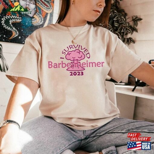 Barbenheimer Shirt Barbie Oppenheimer Funny Movie Hoodie T-Shirt