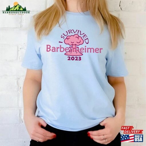 Barbenheimer Shirt Barbie Oppenheimer Funny Movie Hoodie T-Shirt