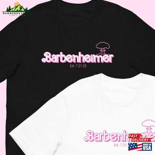 Barbenheimer Shirt Barbie Oppenheimer Movie Funny Sweatshirt T-Shirt