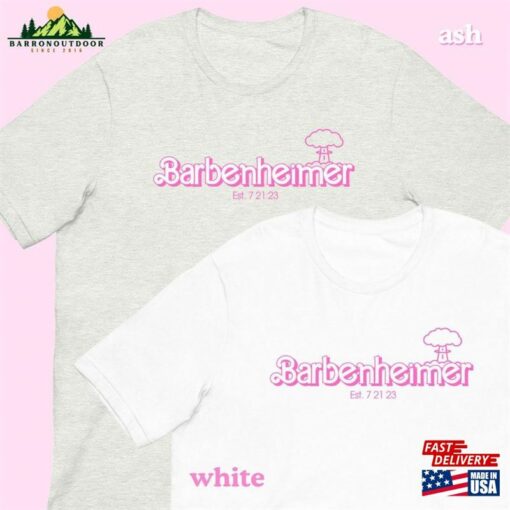 Barbenheimer Shirt Barbie Oppenheimer Movie Funny Sweatshirt T-Shirt