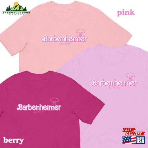 Barbenheimer Shirt Barbie Oppenheimer Movie Funny Sweatshirt T-Shirt