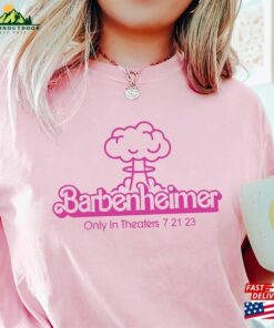 Barbenheimer Shirt Barbie Oppenheimer Tee Funny T-Shirt Sweatshirt Classic Barbenheimer Shirt Barbie Oppenheimer Tee Funny T-Shirt Sweatshirt Classic