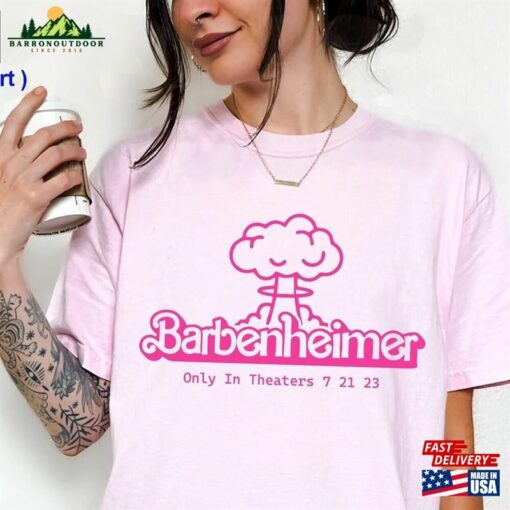 Barbenheimer Shirt Barbie Oppenheimer Tee Funny T-Shirt Unisex