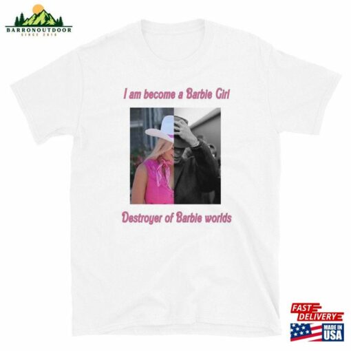 Barbenheimer Shirt Barbie Oppenheimer Tee Funny T-Shirt Unisex Hoodie