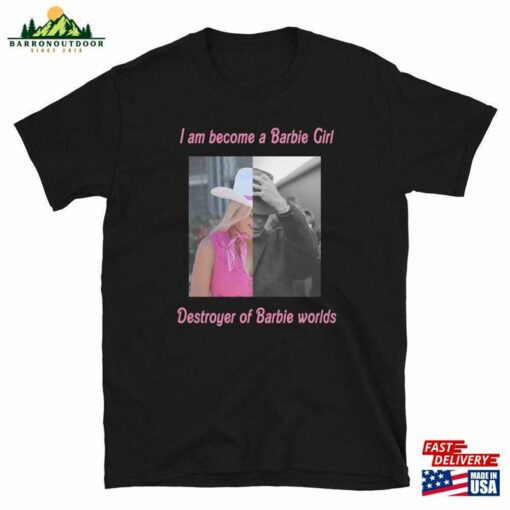 Barbenheimer Shirt Barbie Oppenheimer Tee Funny T-Shirt Unisex Hoodie