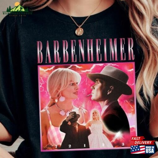 Barbenheimer Shirt Barbie Oppenheimer Tee Movie Inspired Unisex Hoodie