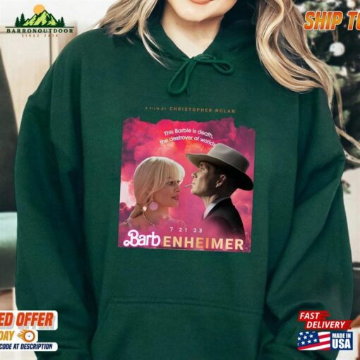 Barbenheimer Shirt Barbie Vs Oppenheimer Cillian Murphy Margot Robbie Fan Classic Unisex