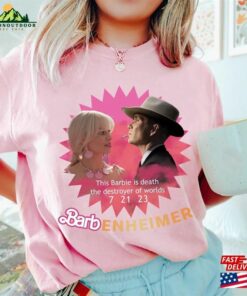Barbenheimer Shirt Barbie Vs Oppenheimer Cillian Murphy Margot Robbie Fan Unisex Sweatshirt Barbenheimer Shirt Barbie Vs Oppenheimer Cillian Murphy Margot Robbie Fan Unisex Sweatshirt