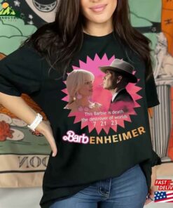 Barbenheimer Shirt Barbie Vs Oppenheimer Cillian Murphy Margot Robbie Fan Unisex Sweatshirt 3 Barbenheimer Shirt Barbie Vs Oppenheimer Cillian Murphy Margot Robbie Fan Unisex Sweatshirt 4