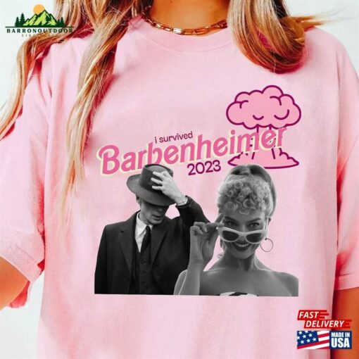 Barbenheimer Shirt Barbie Vs Oppenheimer Cillian Murphy Margot Robbie Sweatshirt Hoodie