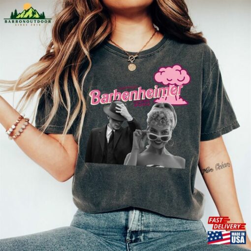 Barbenheimer Shirt Barbie Vs Oppenheimer Cillian Murphy Margot Robbie Sweatshirt Hoodie