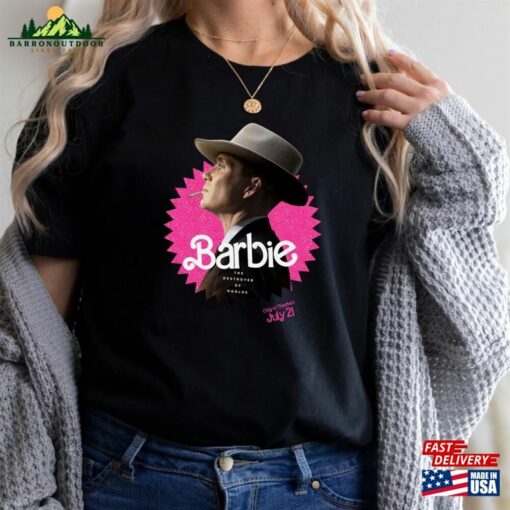 Barbenheimer Shirt Barbie X Oppenheimer Double Feature Hoodie Unisex