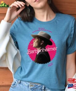 Barbenheimer Shirt Barbie X Oppenheimer Double Feature Sweatshirt T-Shirt Barbenheimer Shirt Barbie X Oppenheimer Double Feature Sweatshirt T-Shirt