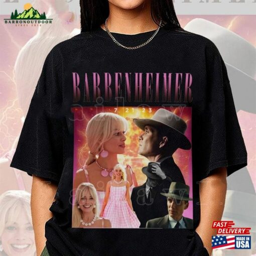 Barbenheimer Shirt Barbieheimer Active Funny Movie Hoodie T-Shirt