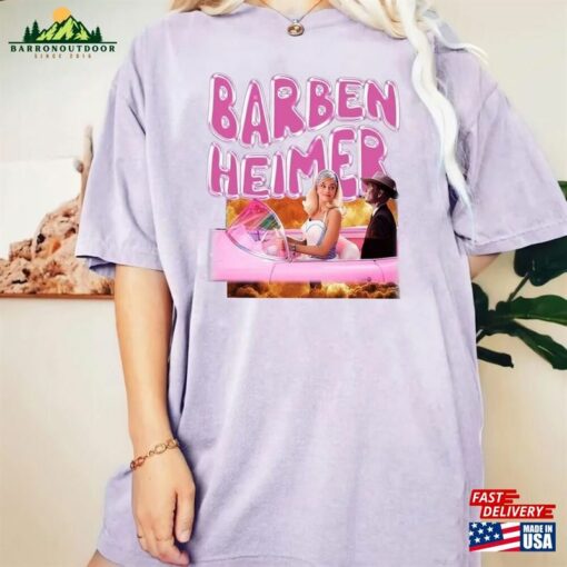 Barbenheimer Shirt Barbieheimer Active Funny Movie T-Shirt Hoodie