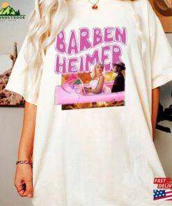 Barbenheimer Shirt Barbieheimer Active Funny Movie T-Shirt Hoodie 3 Barbenheimer Shirt Barbieheimer Active Funny Movie T Shirt Hoodie 4