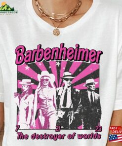 Barbenheimer Shirt Funny Movie T Shirt Vintage Barbie And Oppenheimer Hoodie 1