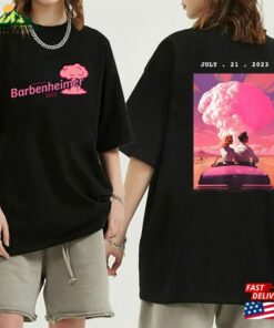Barbenheimer Shirt Let’s Go Party Unisex Hoodie