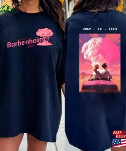 Barbenheimer Shirt Lets Go Party Unisex Hoodie 3