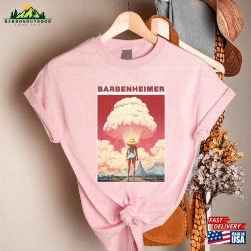 Barbenheimer Shirt Meme T-Shirt Trending Unisex Tee Hoodie