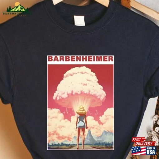 Barbenheimer Shirt Meme T-Shirt Trending Unisex Tee Hoodie