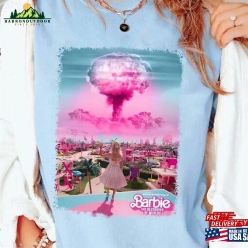 Barbenheimer Shirt Oppenheimer Barbie Movie Margot Vintage T-Shirt Classic