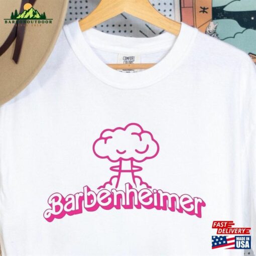 Barbenheimer Shirt Pink Birthday Gift T-Shirt Hoodie