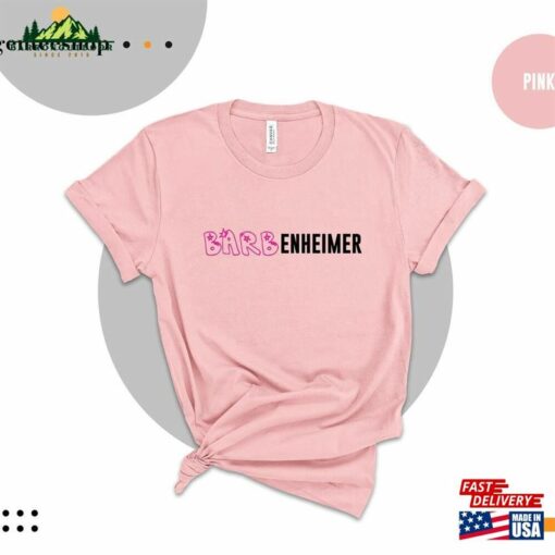 Barbenheimer Shirt Pink T-Shirt Unisex Hoodie