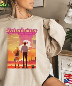 Barbenheimer Shirt Sweater Trending Unisex Top Hoodie Barbenheimer Shirt Sweater Trending Unisex Top Hoodie