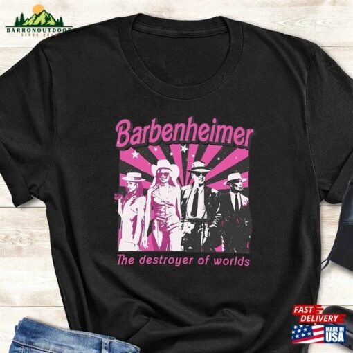 Barbenheimer Shirt The Destroyer Of World Tee Barbie Movie 2023 Hoodie T-Shirt