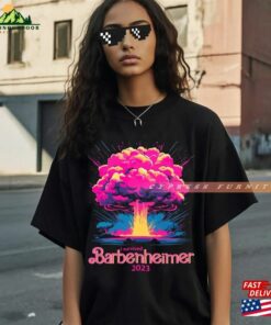 Barbenheimer Shirt The Destroyer Of World Tee Pink T-Shirt Sweatshirt Barbenheimer Shirt The Destroyer Of World Tee Pink T-Shirt Sweatshirt
