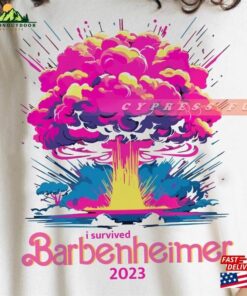 Barbenheimer Shirt The Destroyer Of World Tee Pink T-Shirt Sweatshirt