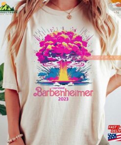 Barbenheimer Shirt The Destroyer Of World Tee Pink T-Shirt Sweatshirt 2 Barbenheimer Shirt The Destroyer Of World Tee Pink T Shirt Sweatshirt 3