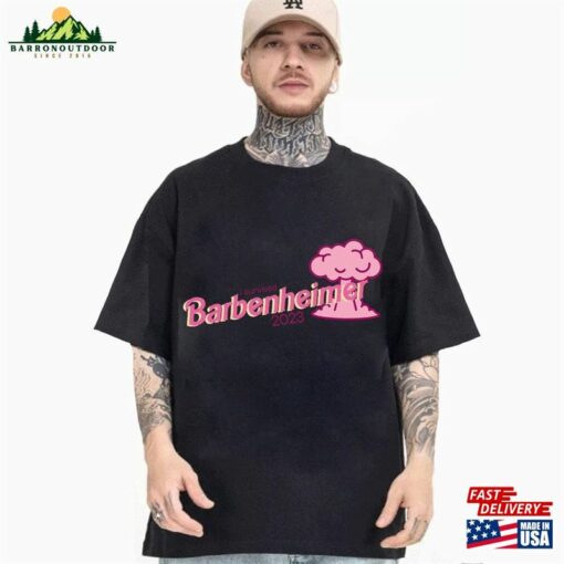 Barbenheimer Shirt The Ultimate Double Feature Barbie Oppenheimer 2023 Classic Hoodie