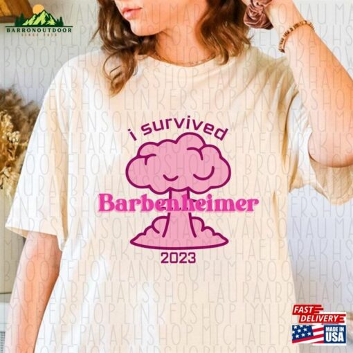 Barbenheimer Shirt Vintage Barbie Oppenheimer Funny Unisex Classic