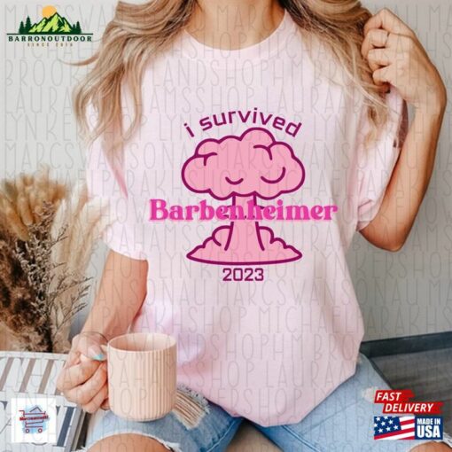 Barbenheimer Shirt Vintage Barbie Oppenheimer Funny Unisex Classic