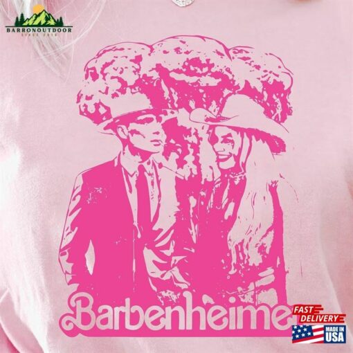 Barbenheimer Shirts Barb Oppenheimer Shirt Collab Sweatshirt Hoodie