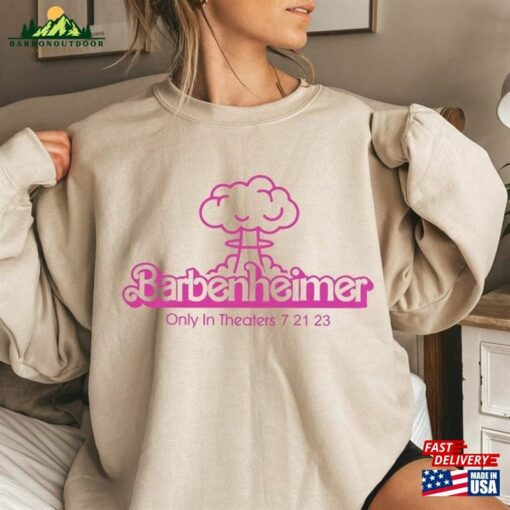 Barbenheimer Sweatshirt Barbie Oppenheimer Hoodie Movie Inspired Sweater T-Shirt Classic