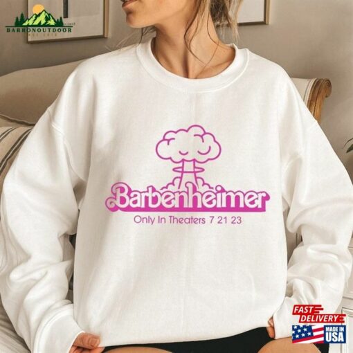 Barbenheimer Sweatshirt Barbie Oppenheimer Hoodie Movie Inspired Sweater T-Shirt Classic