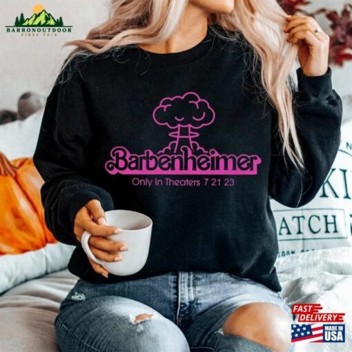 Barbenheimer Sweatshirt Barbie Oppenheimer Hoodie Movie Inspired Sweater T-Shirt Classic