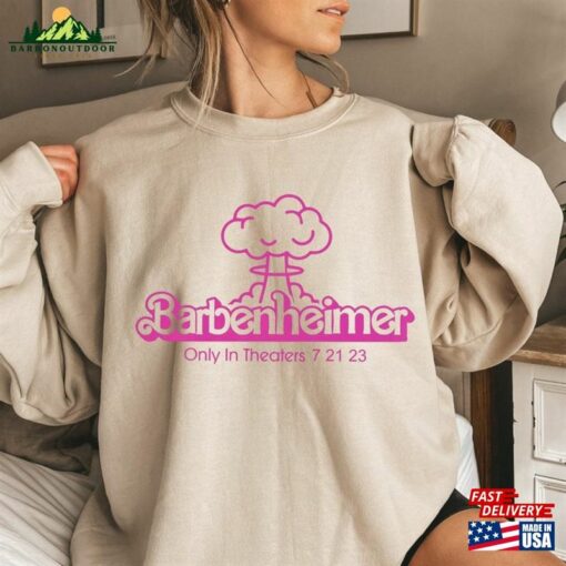 Barbenheimer Sweatshirt Barbie Oppenheimer Movie Inspired Classic