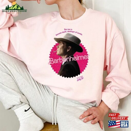 Barbenheimer Sweatshirt Barbie X Oppenheimer Hoodie Double Feature T-Shirt