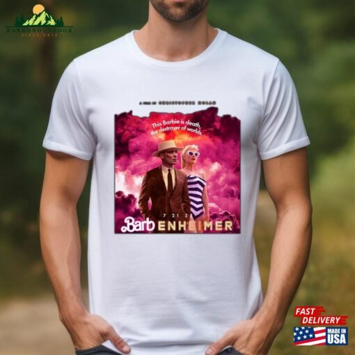 Barbenheimer T-Shirt 2023 Movie Gift For Women And Man Unisex Hoodie