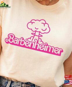 Barbenheimer T-Shirt Barbie Movie Hoodie Pink Shirt Classic Sweatshirt